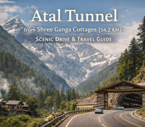 Atal Tunnel (54.2 KM from Shree Ganga Cottages)